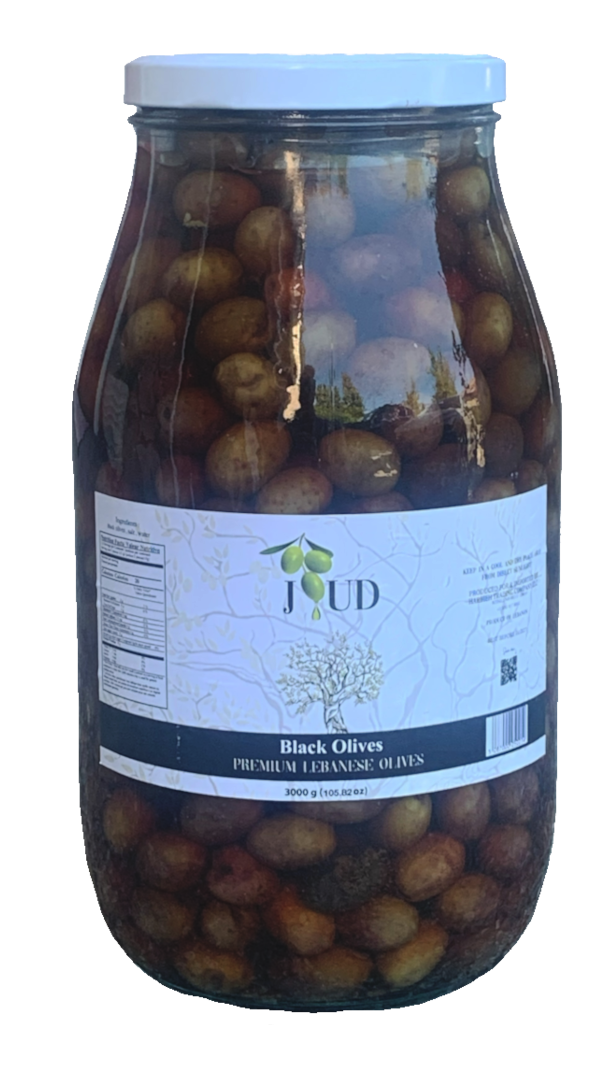 Joud Black Olives, 6.6lbs